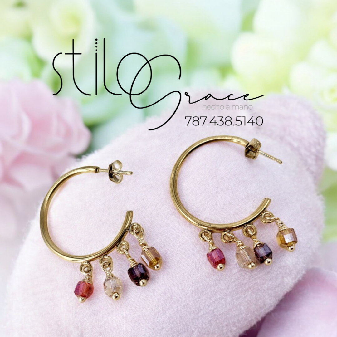 Pantallas (Earrings) Cristal