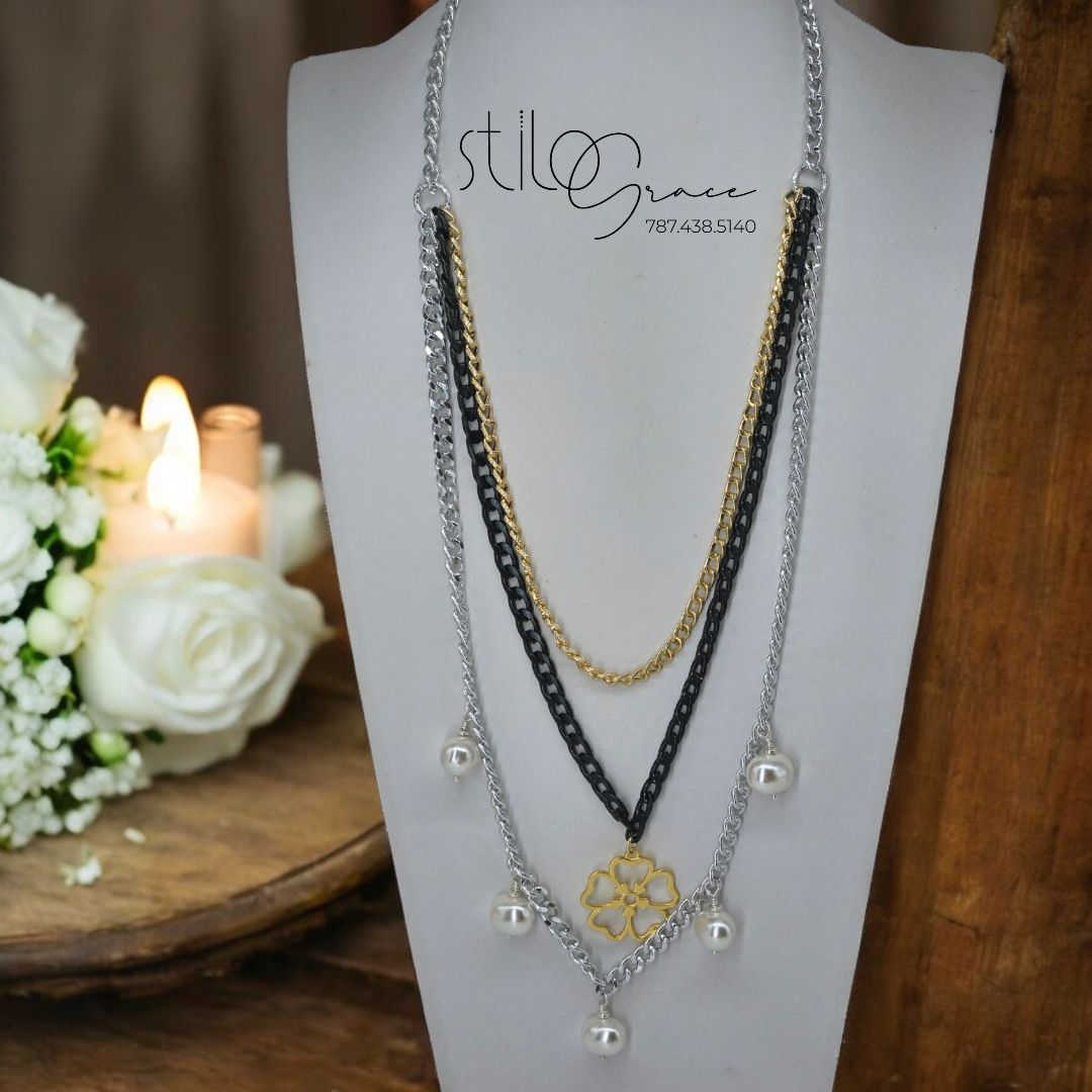 "Collar en aluminio Amarilis" "Aluminum Necklace Amarilis"