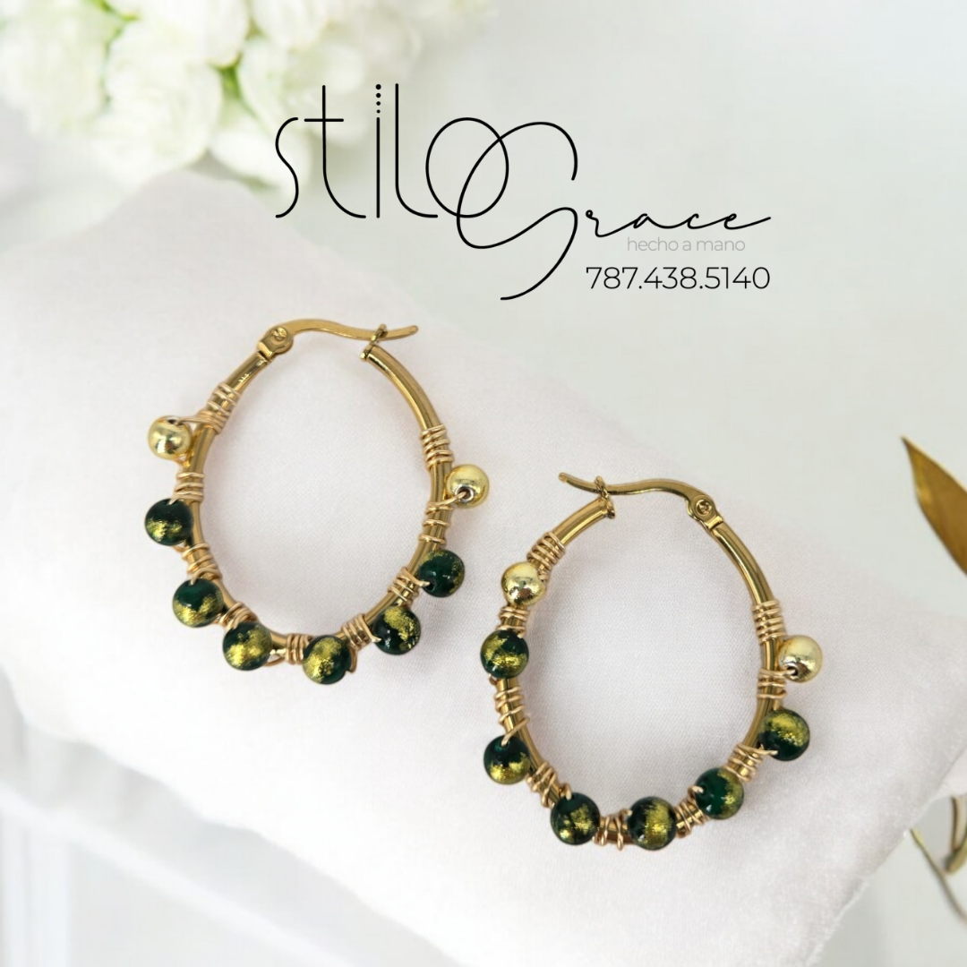 "Pantallas en stainless steel Neirim" "Stainless steel earrings Neirim"