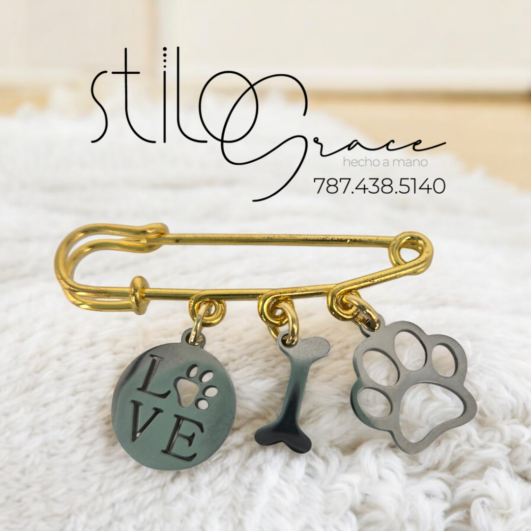 "Prendedor animal lover" "Animal lover pin"