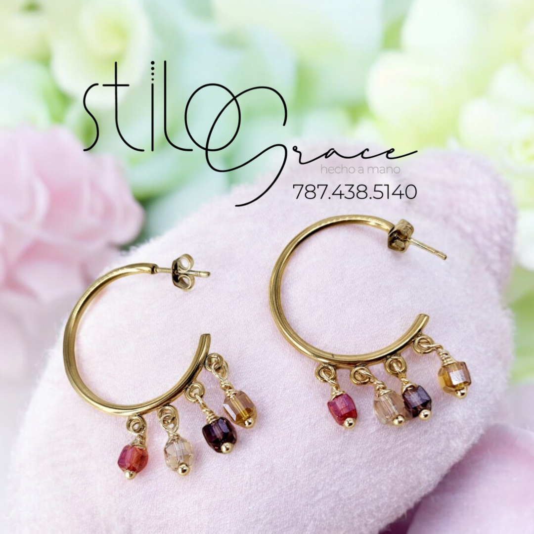 Pantallas  (Earrings) Cristal