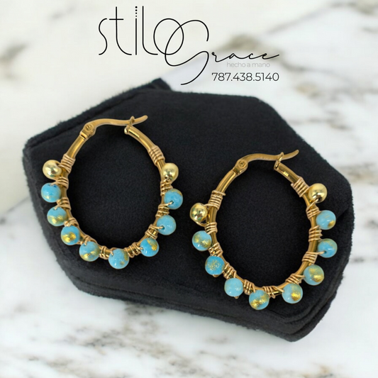 "Pantallas en stainless steel Neirim"   "Stainless steel earrings Neirim"