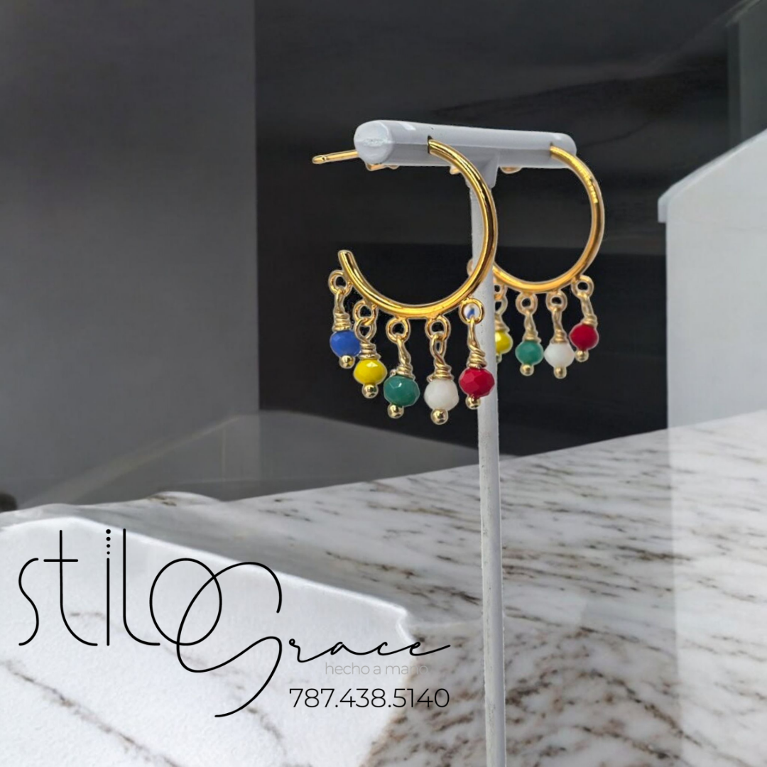 "Pantallas en stainless steel Chantelle"    "Stainless Steel Earrings Chantelle "