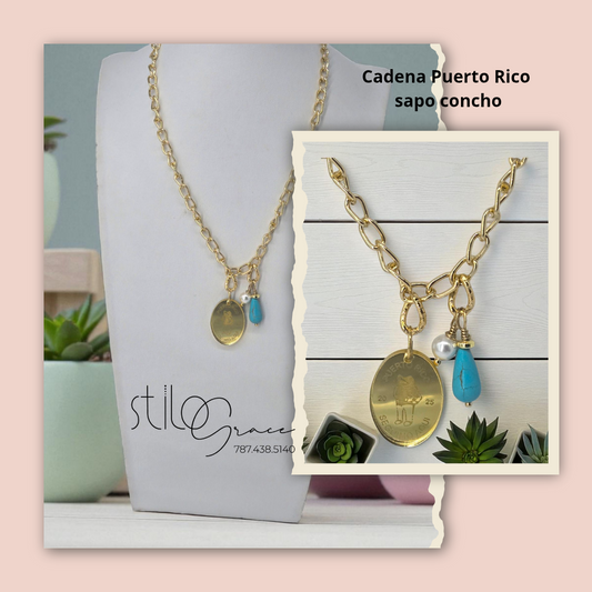 "Cadena Puerto Rico Sapo Concho"     "Puerto Rico Sapo Concho Chain"